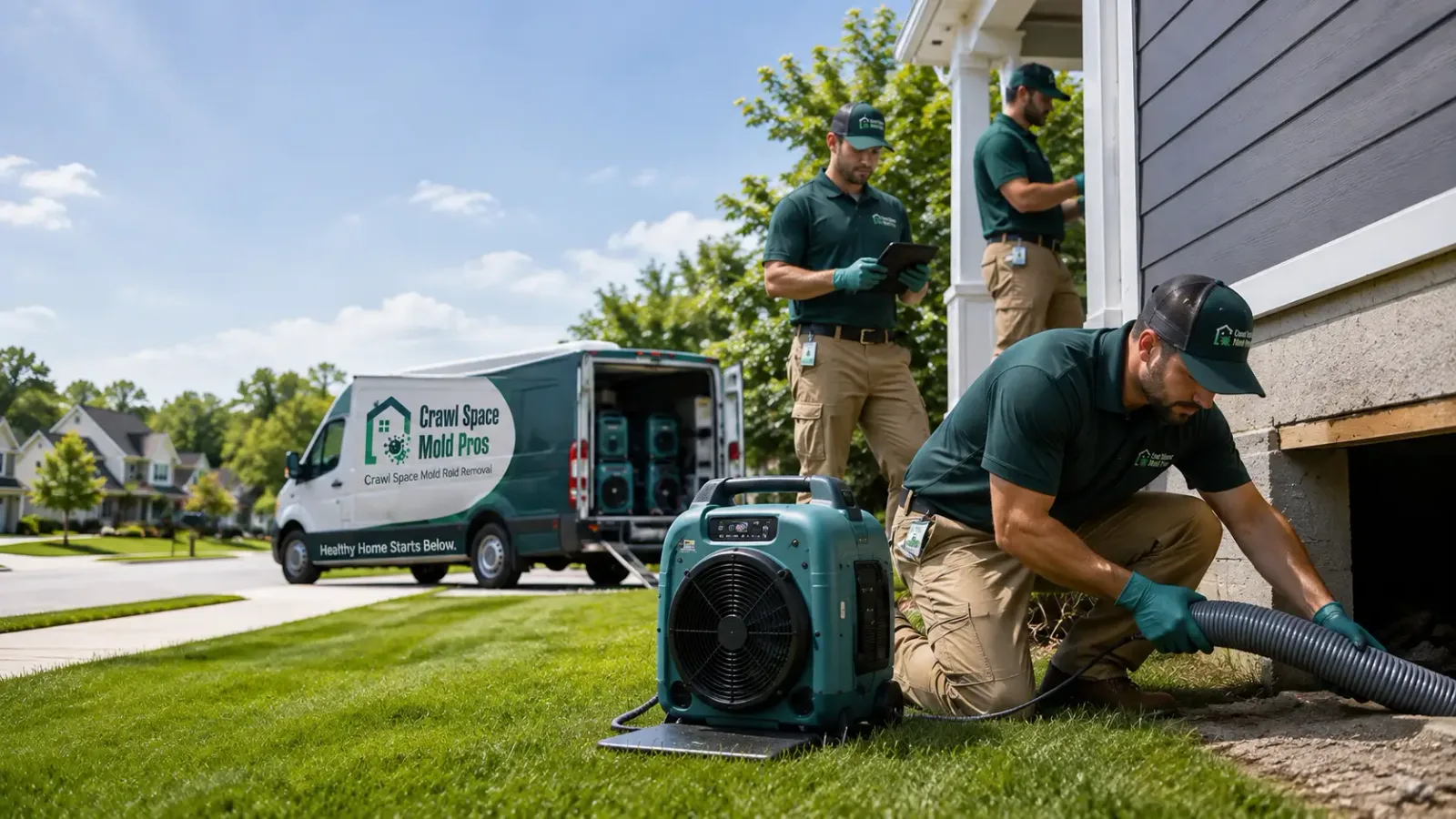 Crawl Space Mold Removal in Forest City, MO